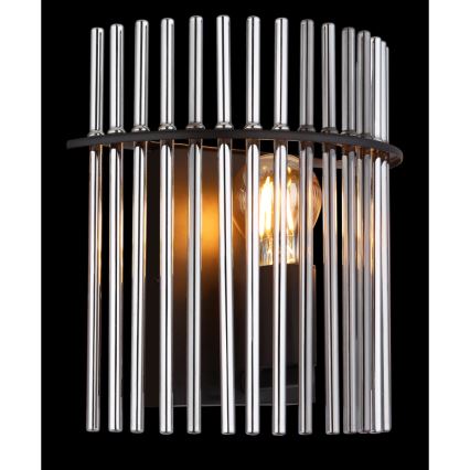 Globo - Iluminação de parede 1xE27/60W/230V preto
