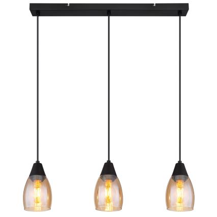 Globo - Candelabro suspenso 3xE27/15W/230V