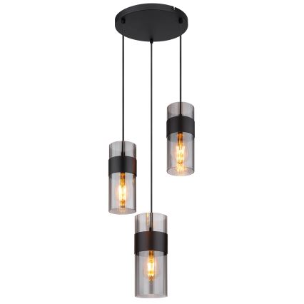 Globo - Candeeiro suspenso 3xE27/60W/230V