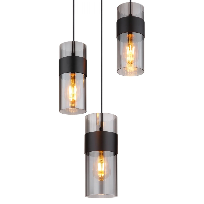 Globo - Candeeiro suspenso 3xE27/60W/230V