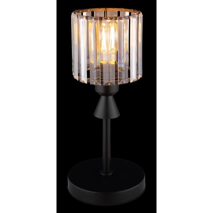 Globo - Candeeiro de mesa 1xE27/60W/230V diâmetro 15 cm preto