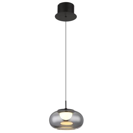 Globo - Candeeiro suspenso LED LED/6W/230V preto