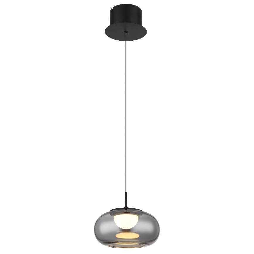 Globo - Candeeiro suspenso LED LED/6W/230V preto