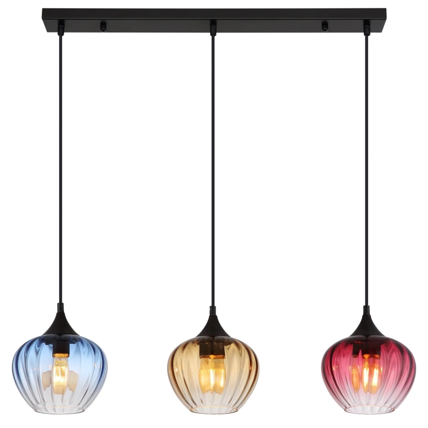 Globo - Candeeiro suspenso 3xE27/60W/230V