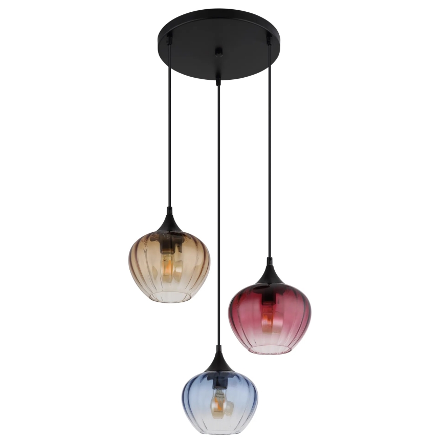 Globo - Candeeiro suspenso 3xE27/60W/230V