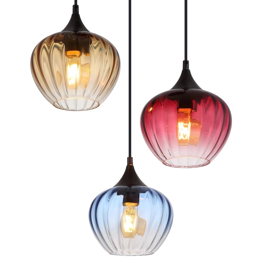 Globo - Candeeiro suspenso 3xE27/60W/230V