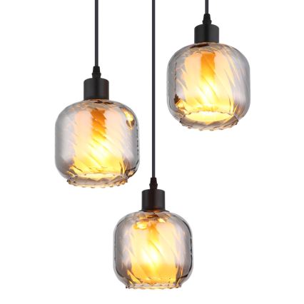 Globo - Candeeiro suspenso 3xE27/25W/230V