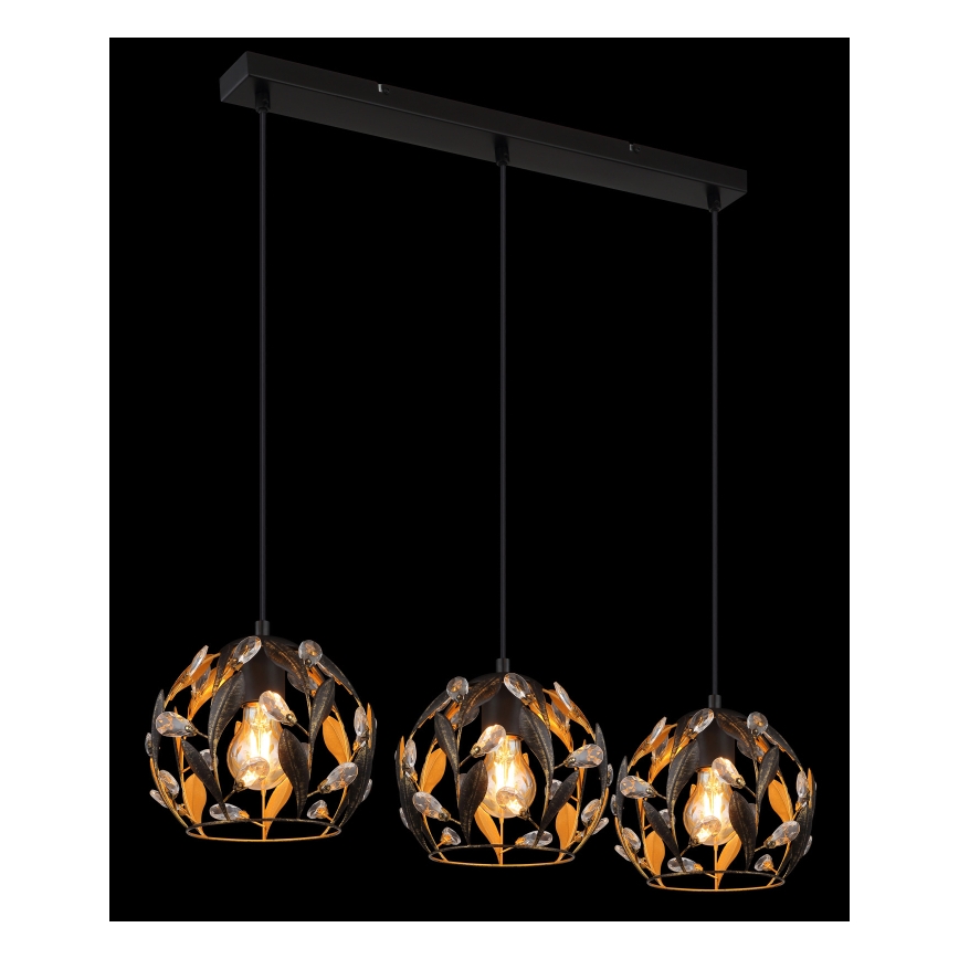 Globo - Candeeiro suspenso 3xE27/40W/230V