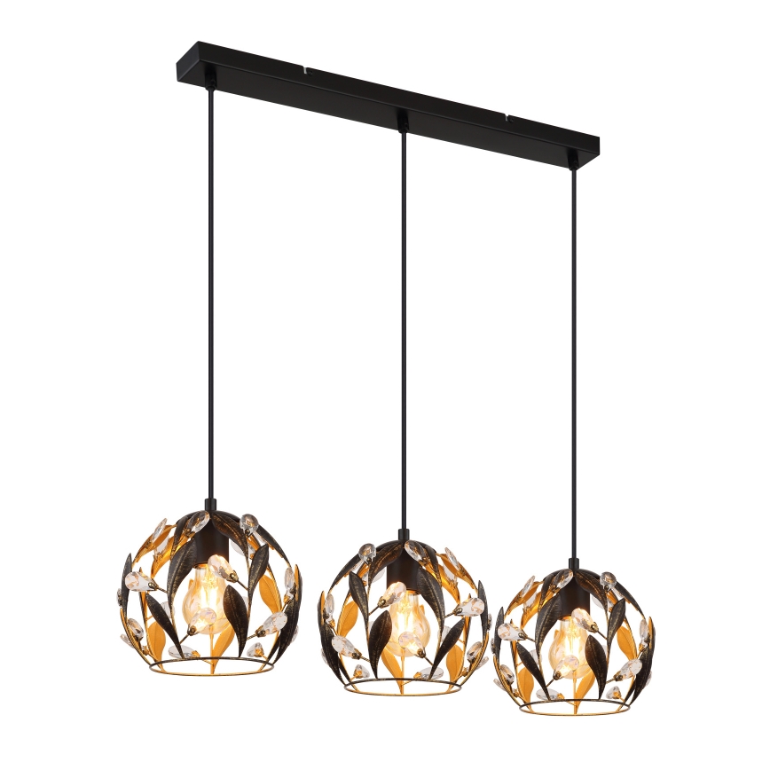 Globo - Candeeiro suspenso 3xE27/40W/230V
