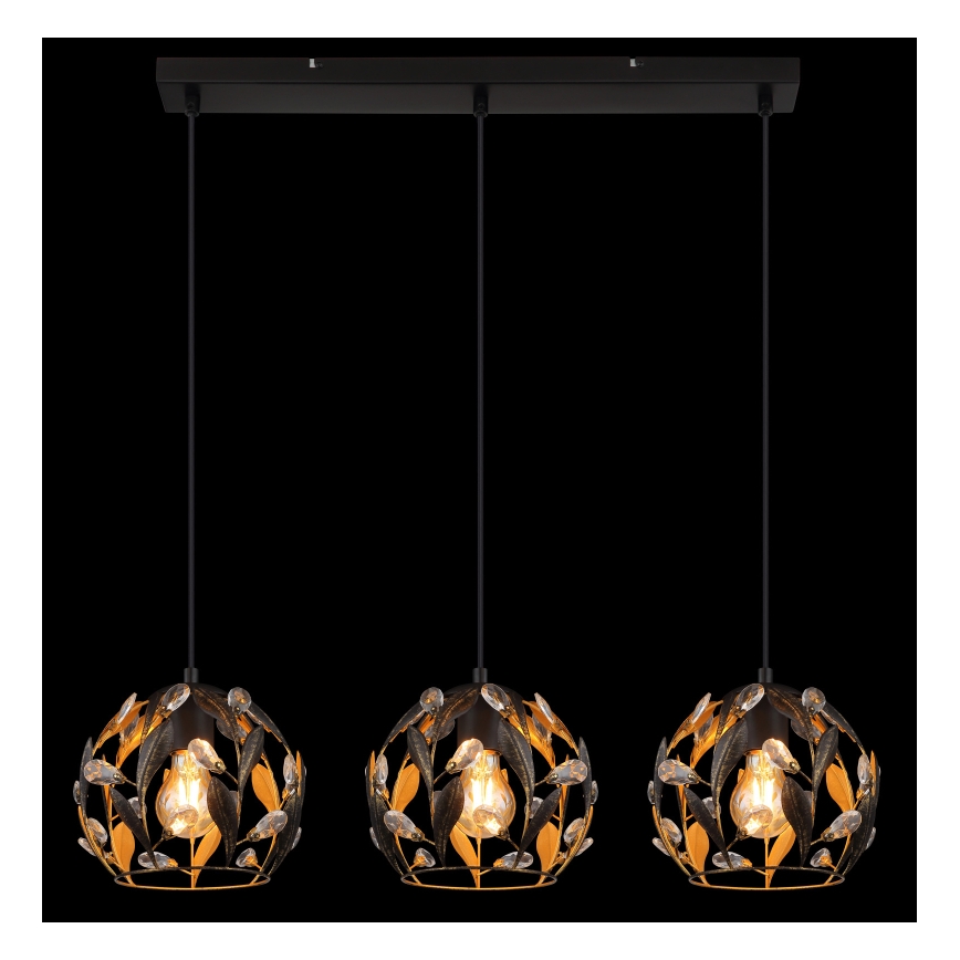 Globo - Candeeiro suspenso 3xE27/40W/230V