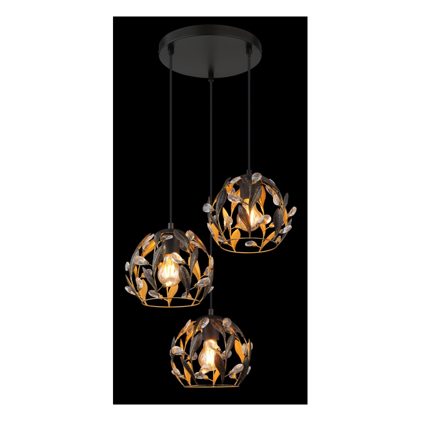 Globo - Candeeiro suspenso 3xE27/40W/230V diâmetro 41 cm