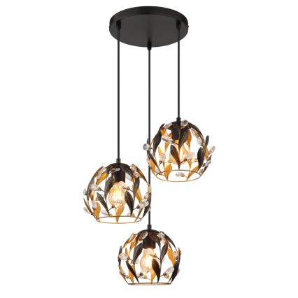 Globo - Candeeiro suspenso 3xE27/40W/230V diâmetro 41 cm