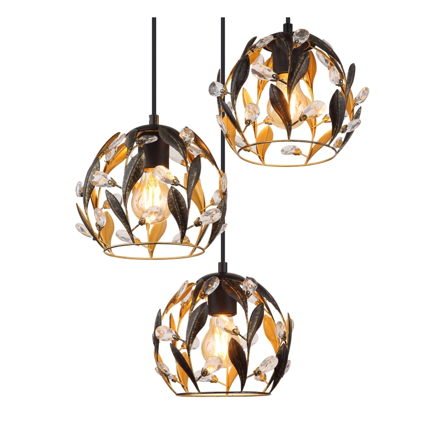 Globo - Candeeiro suspenso 3xE27/40W/230V diâmetro 41 cm