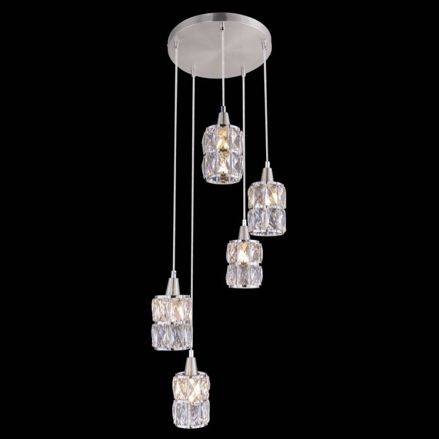 Globo - Candelabro suspenso 5xE14/40W/230V