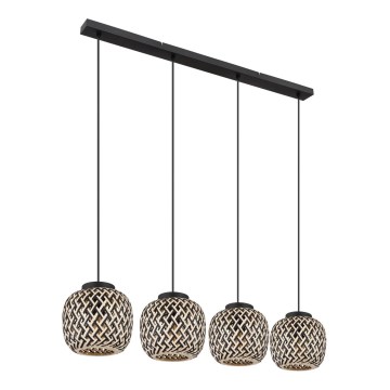 Globo 15766-4H - Candeeiro suspenso COLLY 4xE27/15W/230V