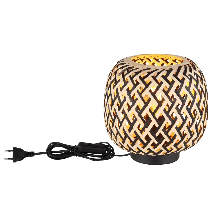 Globo 15766T - Candeeiro de mesa COLLY 1xE27/15W/230V