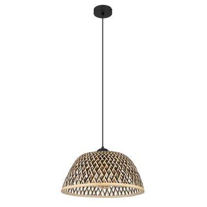 Globo - Candelabro suspenso 1xE27/15W/230V bambu