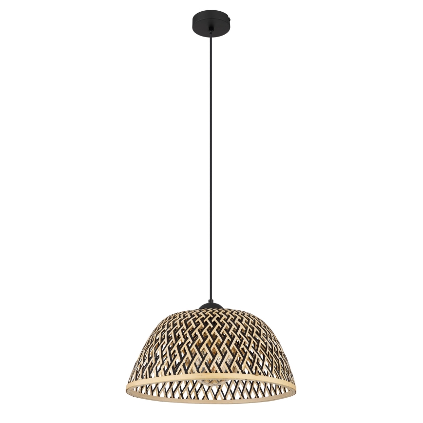 Globo - Candelabro suspenso 1xE27/15W/230V bambu