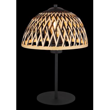 Globo - Candeeiro de mesa 1xE27/15W/230V bambu