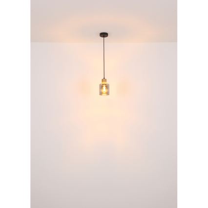 Globo - Candeeiro suspenso em cabo 1xE27/25W/230V Ø 12 cm