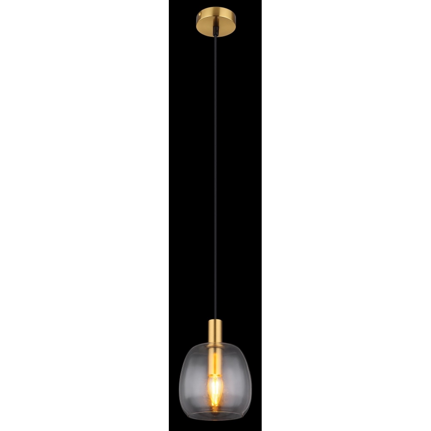 Globo - Candeeiro suspenso 1xE14/40W/230V diâmetro 16 cm latão