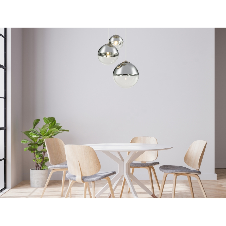 Globo - Candeeiro suspenso 3xE27/40W/230V diâmetro 51 cm