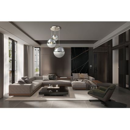 Globo - Candeeiro suspenso 3xE27/40W/230V diâmetro 51 cm
