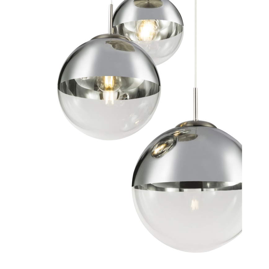 Globo - Candeeiro suspenso 3xE27/40W/230V diâmetro 51 cm
