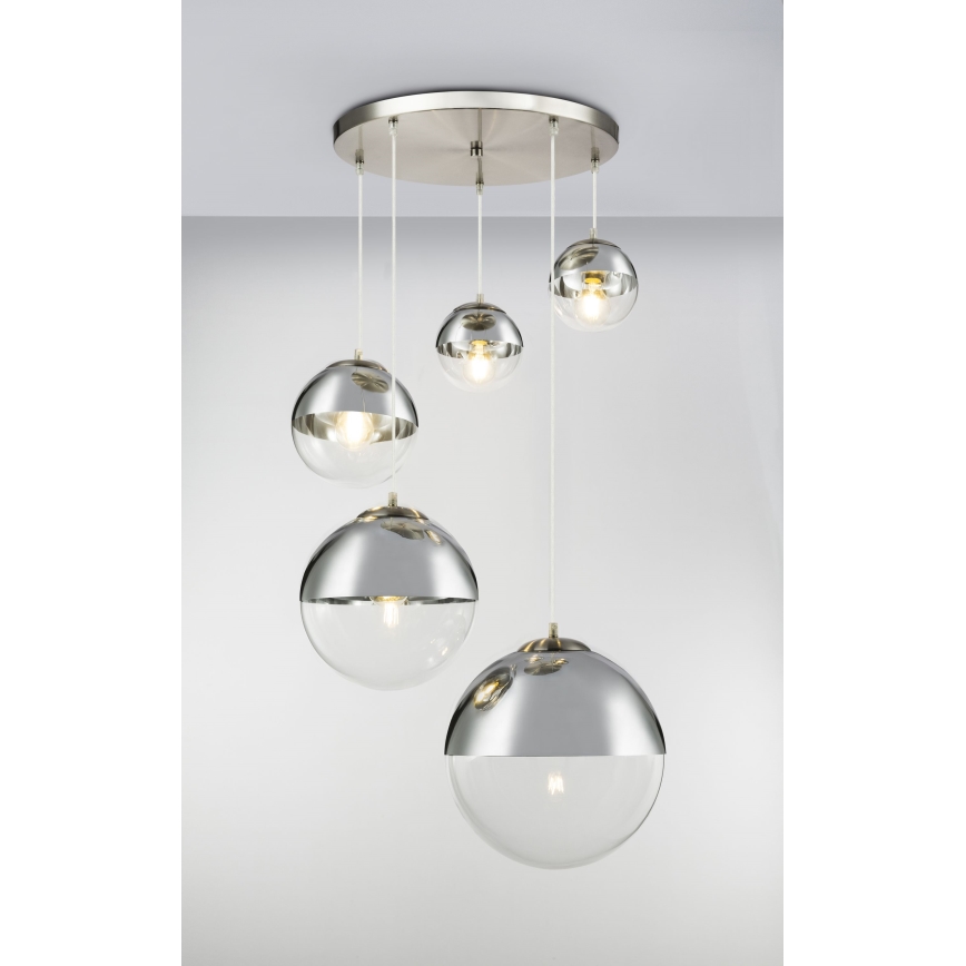 Globo - Candeeiro suspenso 5xE27/60W/230V diâmetro 65 cm