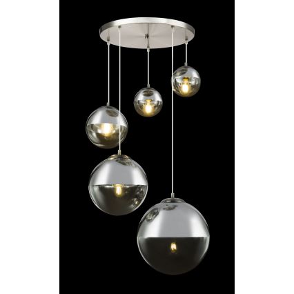 Globo - Candeeiro suspenso 5xE27/60W/230V diâmetro 65 cm