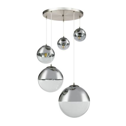 Globo - Candeeiro suspenso 5xE27/60W/230V diâmetro 65 cm