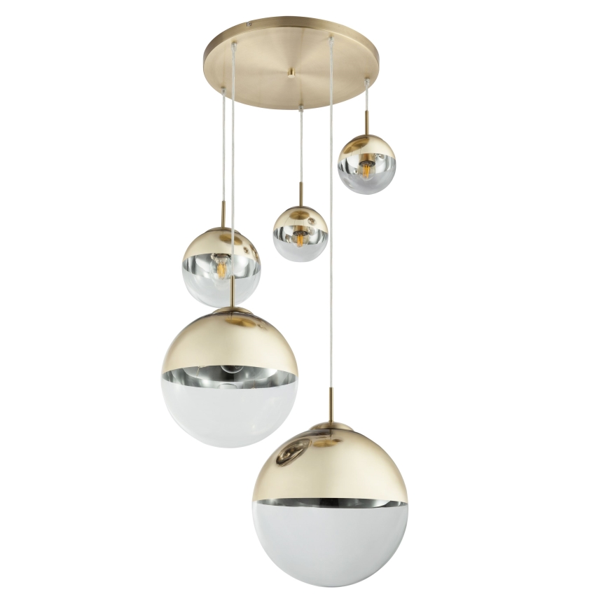 Globo - Candeeiro suspenso 5xE27/40W/230V diâmetro 65 cm