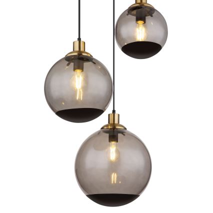 Globo - Candelabro suspenso 3xE27/40W/230V