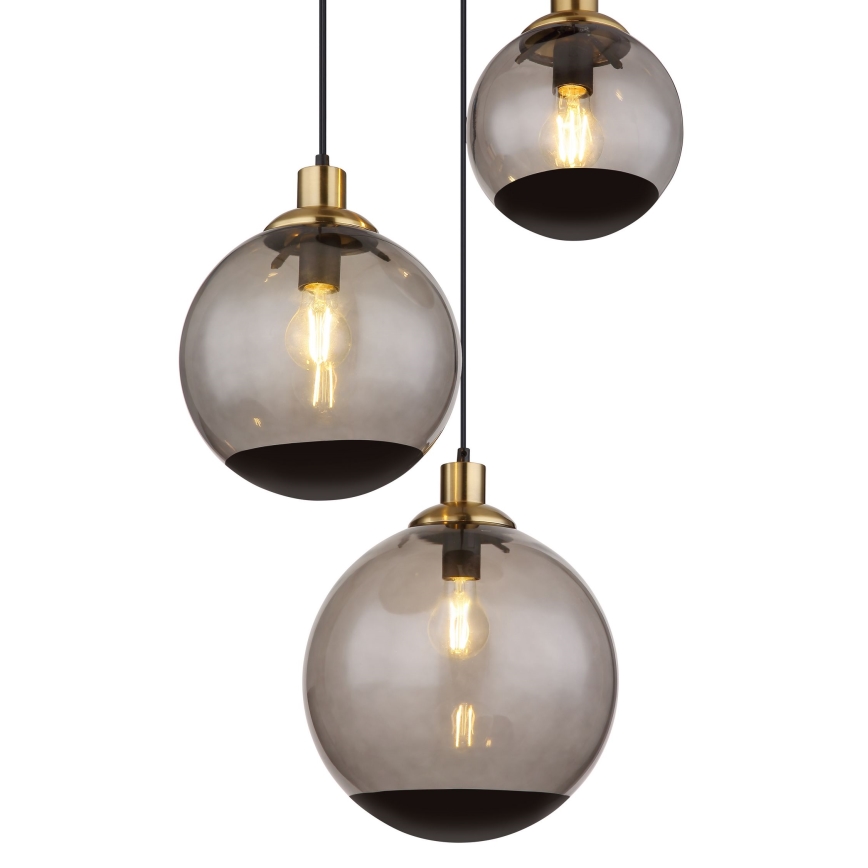 Globo - Candelabro suspenso 3xE27/40W/230V