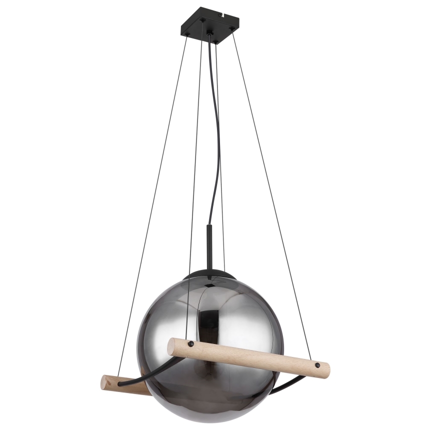 Globo - Candelabro suspenso 1xE27/15W/230V árvore da borracha