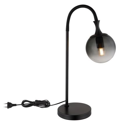Globo - Candeeiro de mesa 1xE27/10W/230V preto