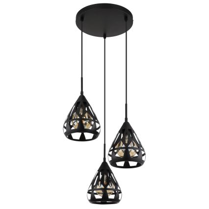 Globo - Candeeiro suspenso 3xE27/40W/230V