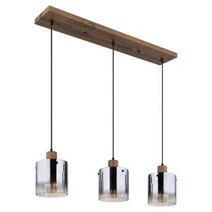 Globo - Lustre suspenso por cabo 3xE27/60W/230V