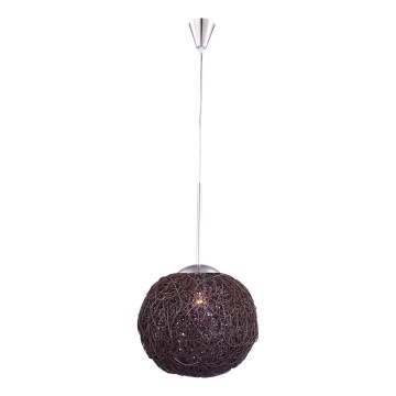 Globo 1593 - Luz de teto pendente CORC E27/60W/230V