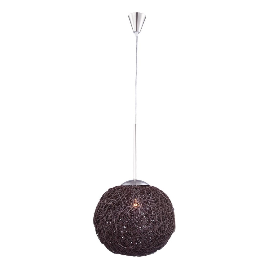 Globo 1593 - Luz de teto pendente CORC E27/60W/230V