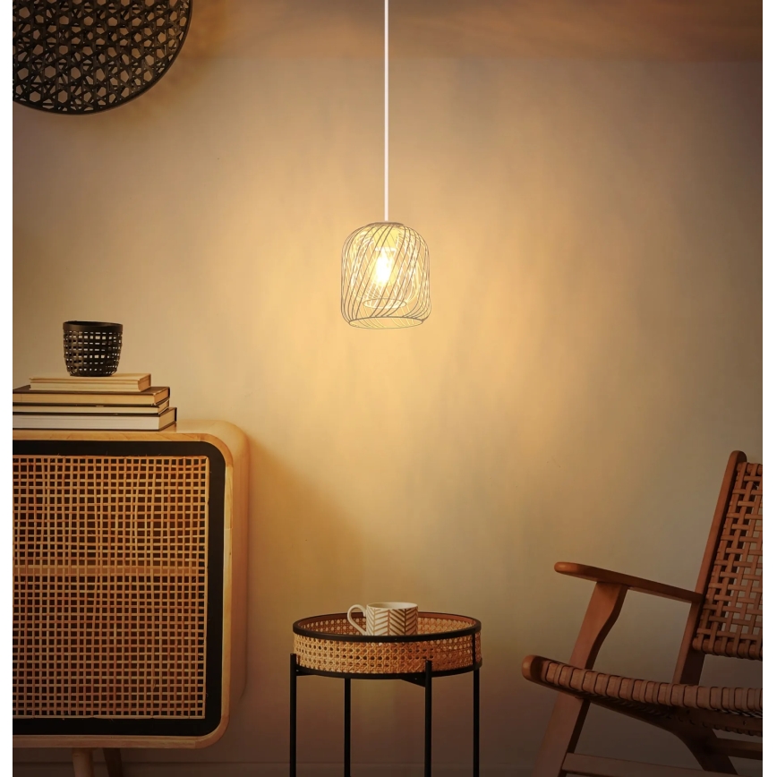 Globo - Lustre suspenso com cabo 1xE27/40W/230V Ø 18 cm