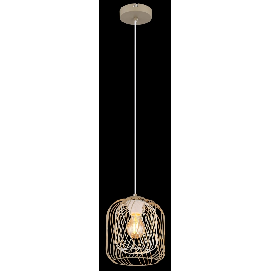 Globo - Lustre suspenso com cabo 1xE27/40W/230V Ø 18 cm