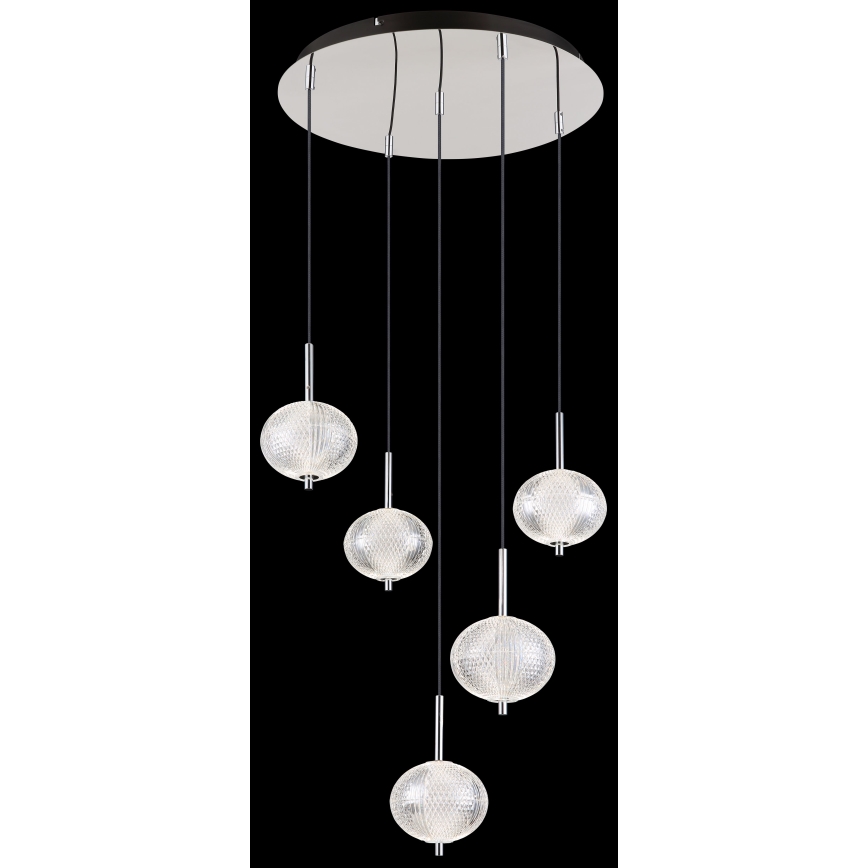 Globo - Candeeiro suspenso LED 5xLED/6,6W/230V 3000/4500/6500K