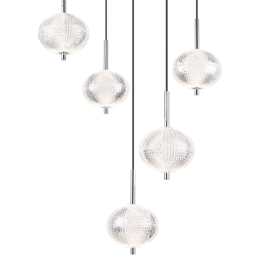 Globo - Candeeiro suspenso LED 5xLED/6,6W/230V 3000/4500/6500K