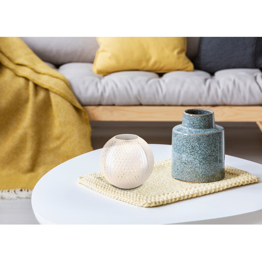 Globo - Candeeiro de mesa táctil LED com regulação LED/2W/5V 1200 mAh USB transparente