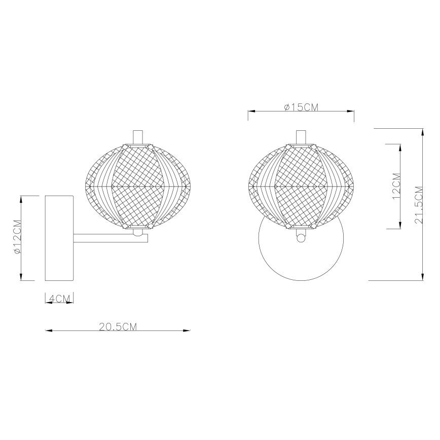 Globo - Candeeiro de parede LED LED/7W/230V 3000/4500/6500K