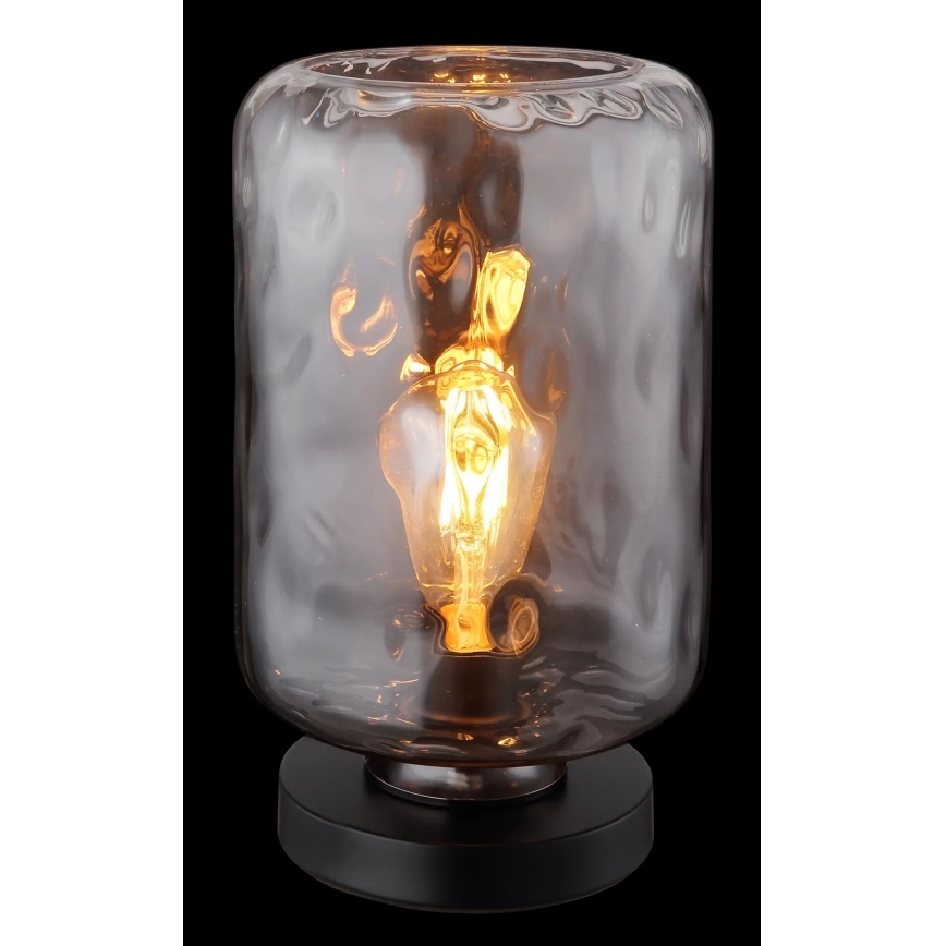Globo - Candeeiro de mesa 1xE27/60W/230V cinzento