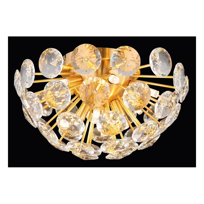 Globo - Iluminação de teto 10xG9/7W/230V dourado diâmetro 39 cm