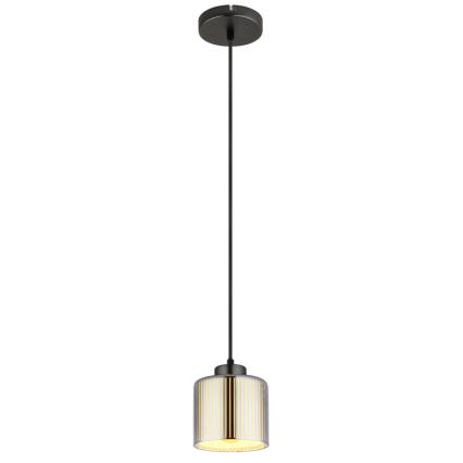Globo - Candeeiro suspenso 1xE27/60W/230V cromado brilhante diâmetro 14 cm