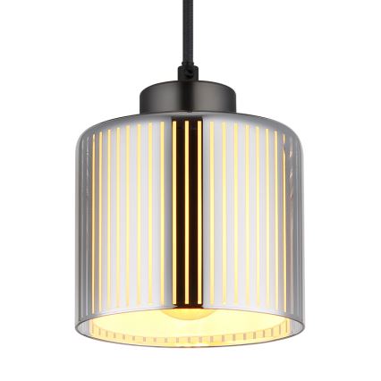 Globo - Candeeiro suspenso 1xE27/60W/230V cromado brilhante diâmetro 14 cm